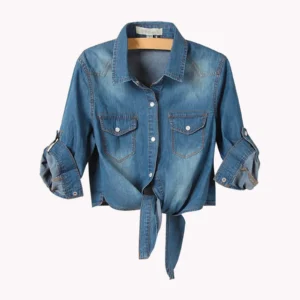 Camisa de Jean Anudada