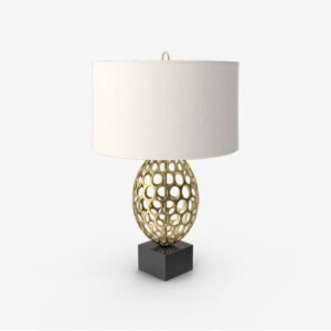 r deco lampara de mesa malla